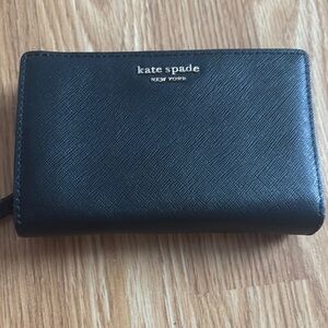 Kate Spade Black Leather Wallet